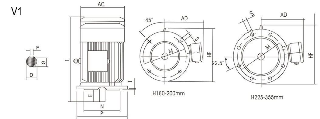 IE4 Series Super Premium Efficiency Three Phase Asynchronous Motor V1 Installation