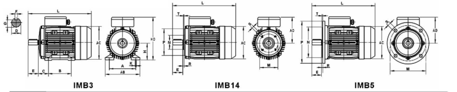 ML Series Aluminum Housing Single-Phase Running And Starting Capacitor Asynchronous Motor Installation