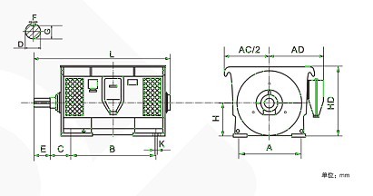 Y Series IP23 IC01 Medium High Voltage Squirrel cage Motor Installation